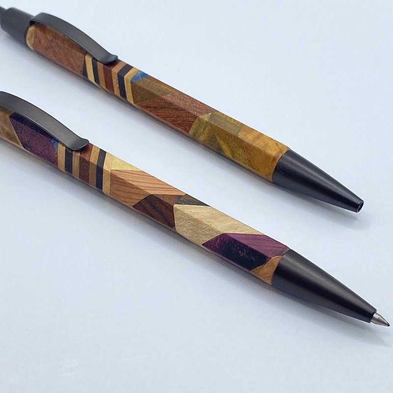 Yoseki. Prism series pen - Rollerball Pens - Wood Brown