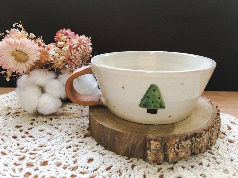 + Christmas limited + sensen mug - Mugs - Pottery 