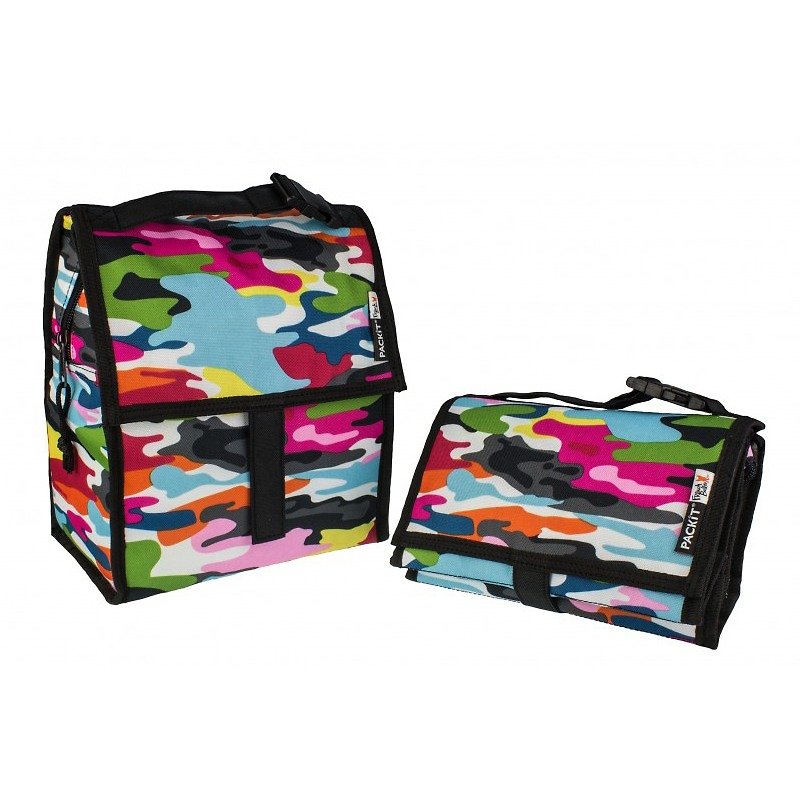 [US] IceQ PACKiT multifunction Cooler Bag (bright camouflage) [Paul ice / cold bag / breast milk bag / mobile refrigerator / breast milk bag / cooler bag] - Diaper Bags - Other Materials 