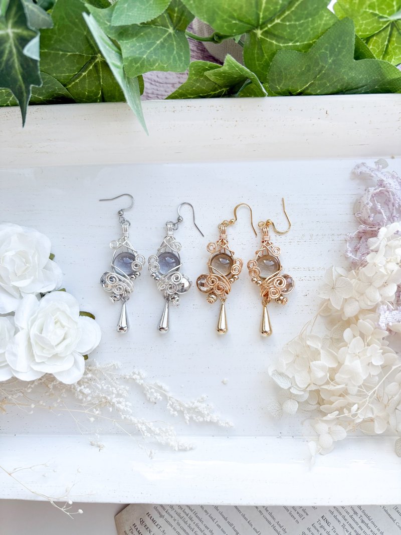 金華・銀華 金色 - 耳環/耳夾/耳骨夾 - 其他材質 金色