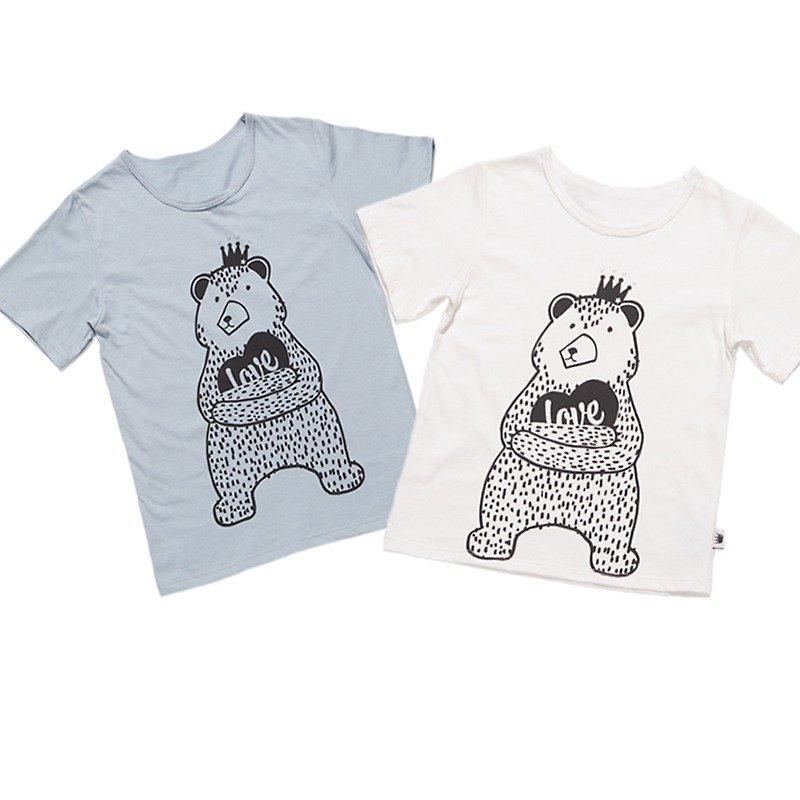 ★ combination of hi price ★ organic cotton T_ bear love your brother installed - Other - Cotton & Hemp 