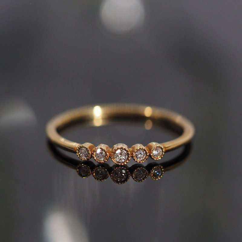 18K金勾紋鑽石戒指 The Owen Diamond Ring - 戒指 - 貴金屬 