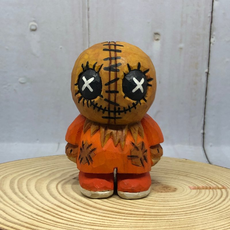 Wooden Little killer  / Handmade gift / Home decoration / Art toy - ของวางตกแต่ง - ไม้ หลากหลายสี