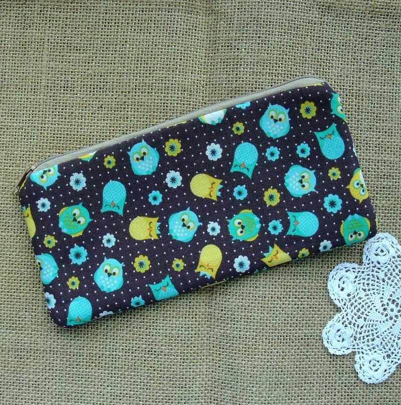 Large Zipper Pouch, Pencil Pouch, Gadget Bag, Cosmetic Bag (ZL-131) - Pencil Cases - Cotton & Hemp Multicolor