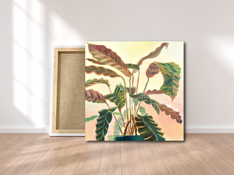 Indoor Plants Painting, Plant Wall Art,  Wall Decor, Kitchen Decor - 壁貼/牆壁裝飾 - 壓克力 多色