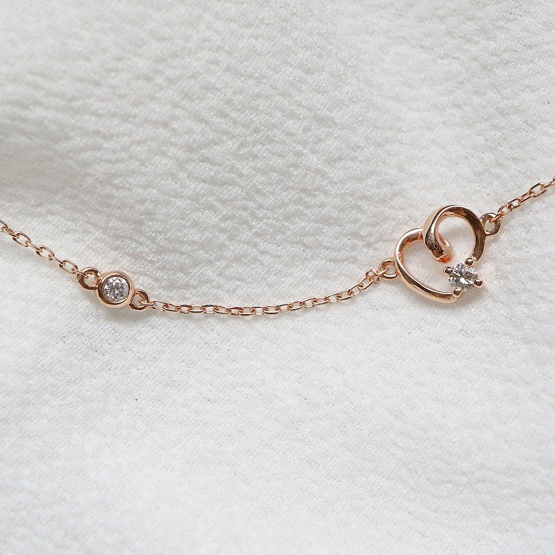 Cookie Love Diamond Bracelet - Bracelets - Precious Metals Gold