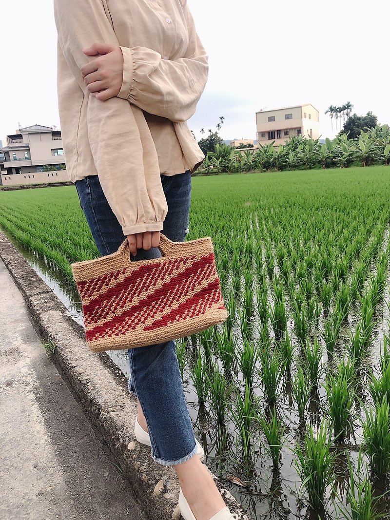 Handmade bags. Linen tote bag. Japanese brand Yokotawara Linen. With fine cloth lining - Handbags & Totes - Cotton & Hemp 