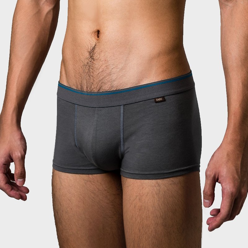CLASSIC DARE BOXER BRIEF - ROCK GRAY - Men's Underwear - Cotton & Hemp Gray