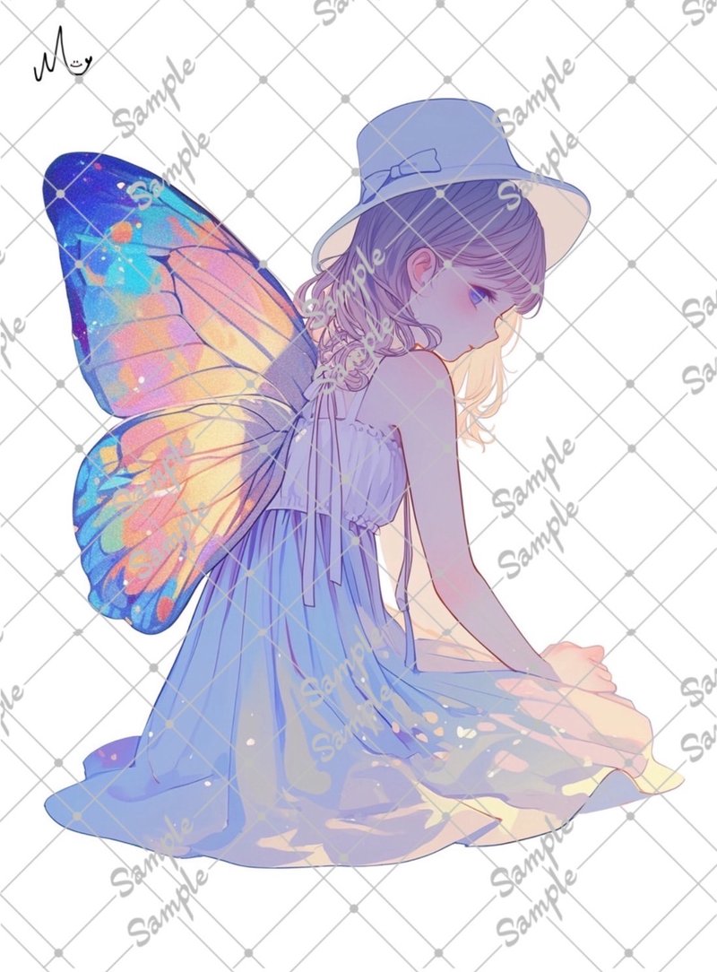 オリジナル人物ステッカー10月新作 - 貼紙 - 紙 