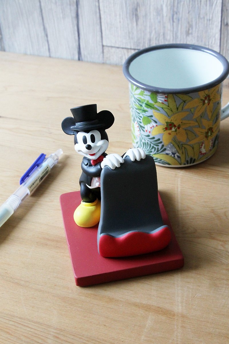 Japan Disney & Magnets co-designed Mickey Magic Series mobile phone holder / mobile phone holder - Other - Other Materials Black