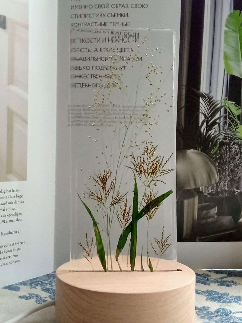 手作療愈LED小夜燈 | 燭台 | 簡約款 - 燈具/燈飾 - 樹脂 綠色