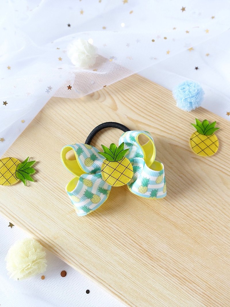 Pineapple Hairbow - Baby Accessories - Other Materials 