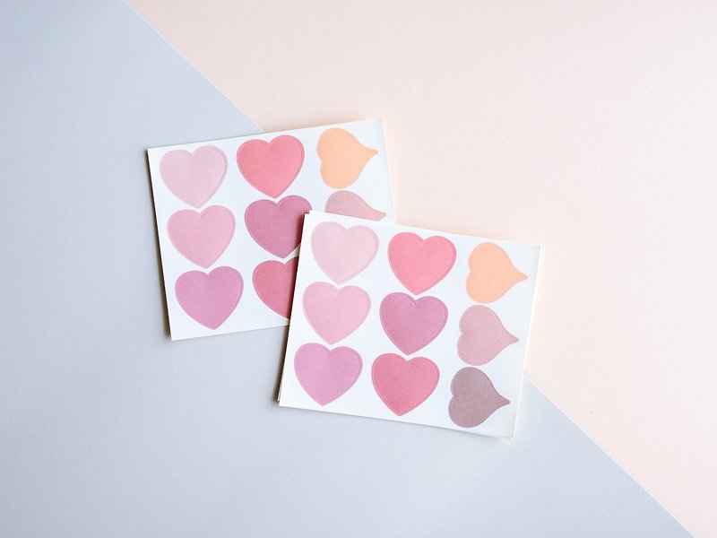 Your color sticker 07 heart - Sticky Notes & Notepads - Paper Pink