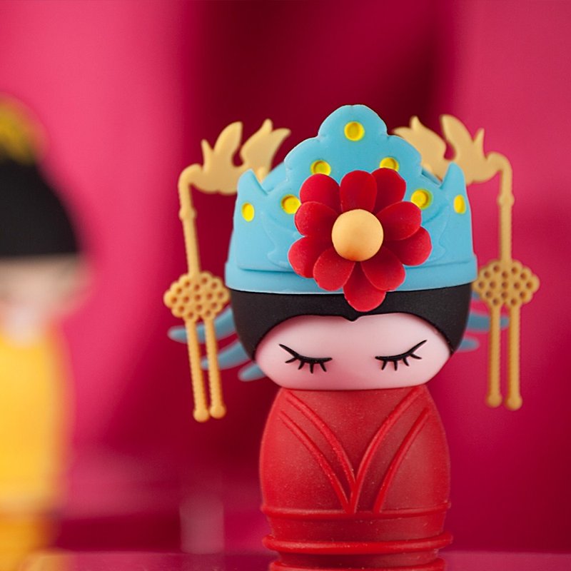 Empress bottle stopper│Ming Xiao Ci Gao Empress Food Grade Silicone| Authorized by the Palace Museum - เครื่องครัว - ซิลิคอน สีแดง
