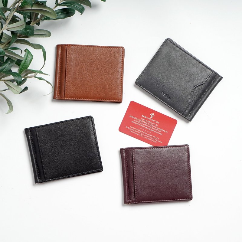 Folio : Myra Money clip Wallet RFID-Sku 18721 - 皮夾/長短夾/錢包 - 真皮 