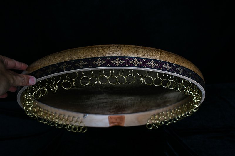 トルコのフレームドラム Erbane Daf Tar 伝統的な手作り楽器 フレームドラム 木製シープスキン - ギター・楽器 - その他の素材 