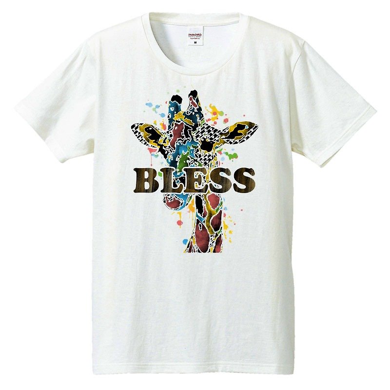 T-shirt / bless - เสื้อยืดผู้ชาย - ผ้าฝ้าย/ผ้าลินิน ขาว
