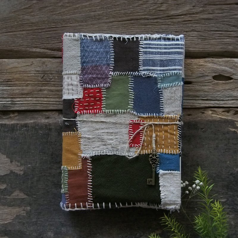 Boro fabric. notebook handmadenotebook diaryhandmade 筆記本 - 筆記本/手帳 - 棉．麻 多色