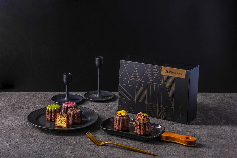 [Taurus Gift Box Set] 9 pieces of Claro Gift Box Set + Taurus Raw Chocolate - Cake & Desserts - Other Materials White