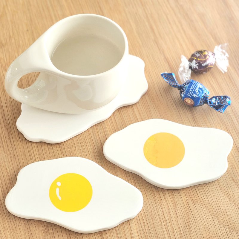 Egg Coaster - ที่รองแก้ว - วัสดุอีโค 