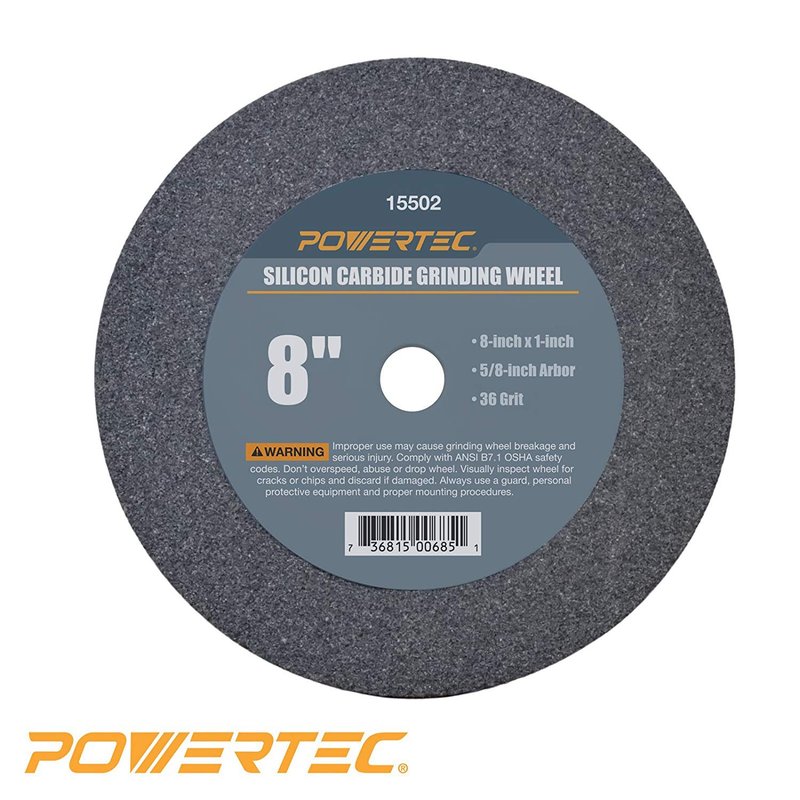 POWERTEC 砂輪機 8吋 碳化矽砂輪片 8x1吋 - 其他 - 其他材質 