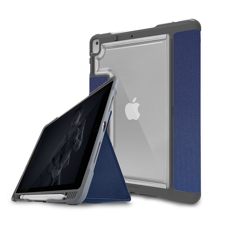 【STM】Dux Plus Duo 系列 iPad 第7/8/9代 10.2吋 保護殼 (藍) - 平板/電腦保護殼 - 塑膠 藍色
