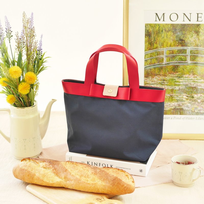 帆布包 Moda Verona - Prima Tote M 泰國包包 手工製作的 - 手提包/手提袋 - 尼龍 紅色