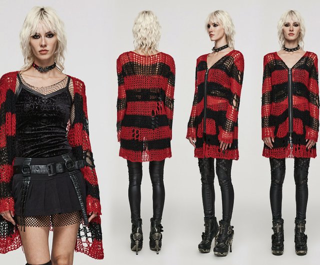 Dollskill black and hot sale white striped sweater