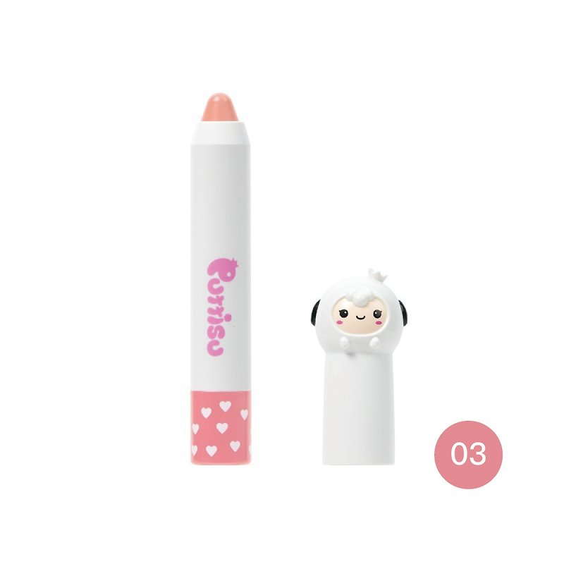Korea Puttisu Natural Kids Crayon Lip Balm - Lip Care - Plastic 