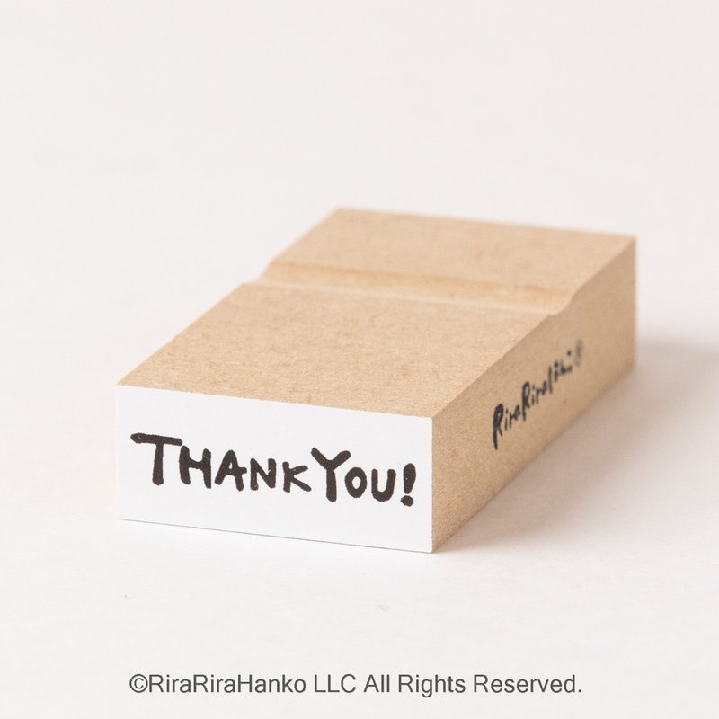 [THANK YOU!] Letter stamp*12mmx28mm*Rubber stamp* R519_o - ตราปั๊ม/สแตมป์/หมึก - ไม้ 