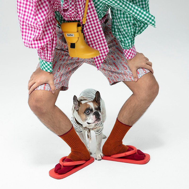GD  Essential Tabi Cushion Mid Socks - Socks - Cotton & Hemp Multicolor