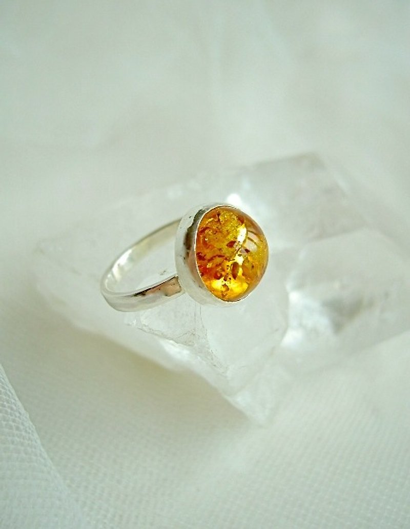 Amber Ring No. 13 - General Rings - Gemstone Brown