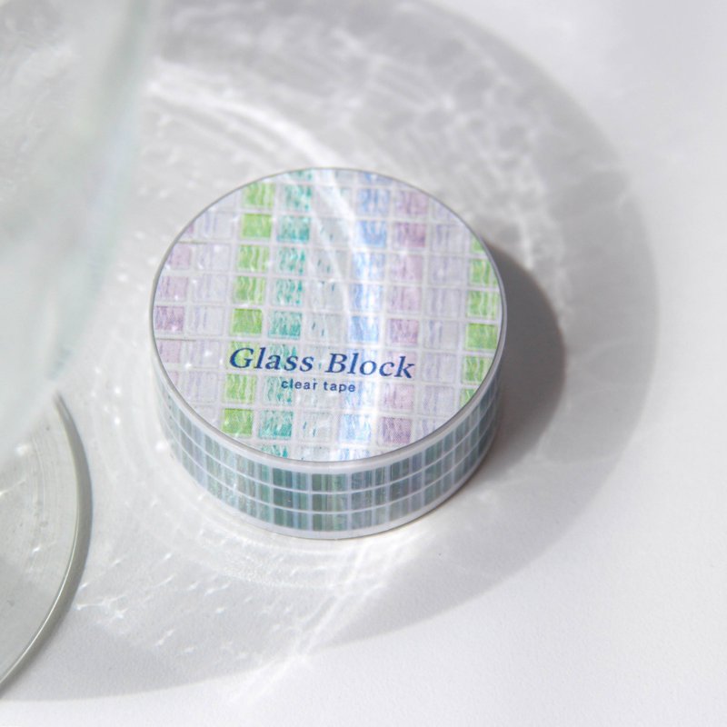 Glass Block Clear Tape - Washi Tape - Other Materials Transparent