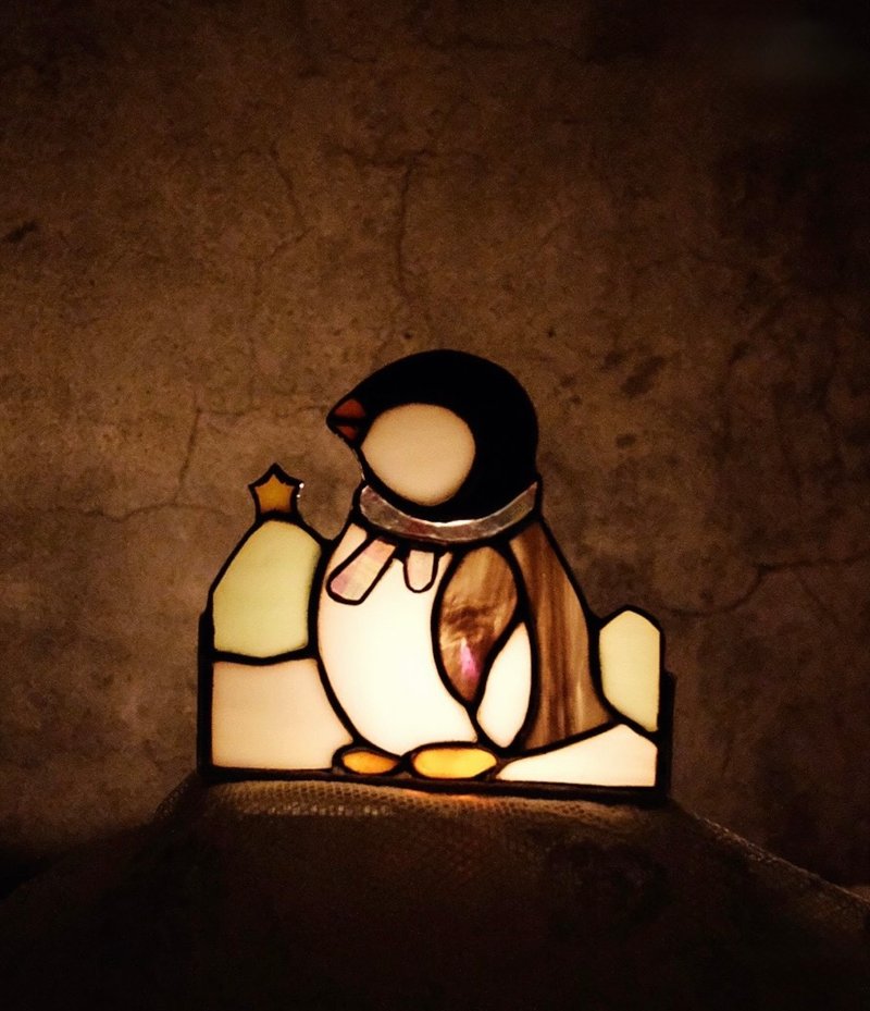 Penguin Baby Candle Holder - เทียน/เชิงเทียน - แก้ว 
