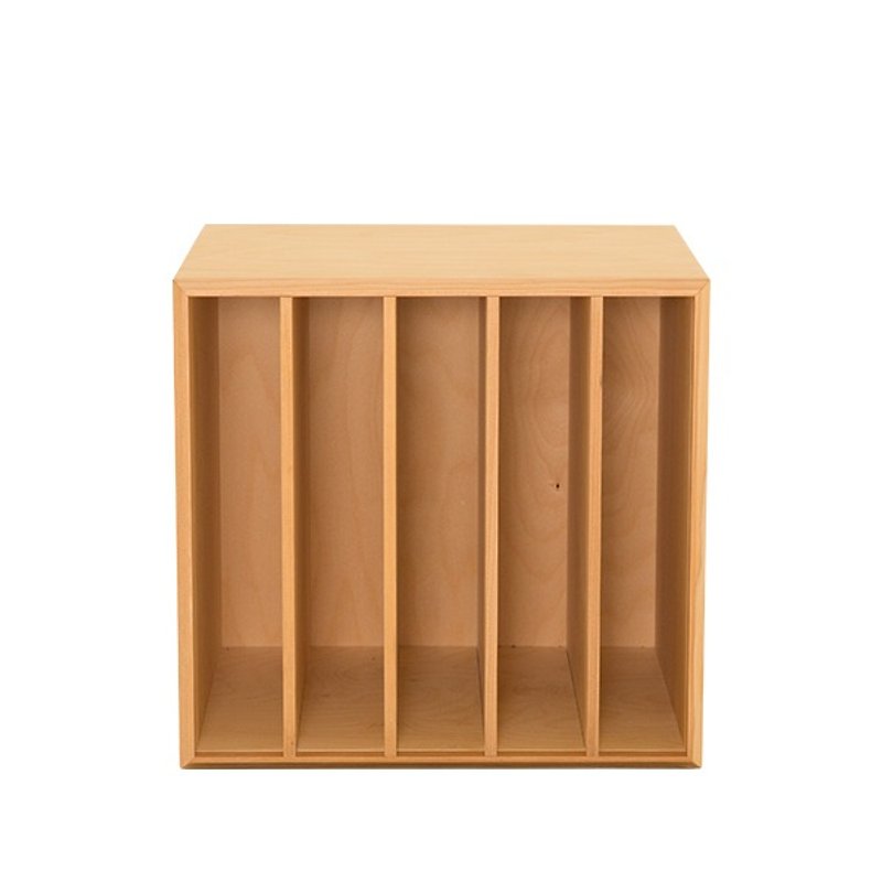 Storage. Nest glove box ─ five grid (wood color) ─ door [love] - แฟ้ม - ไม้ 