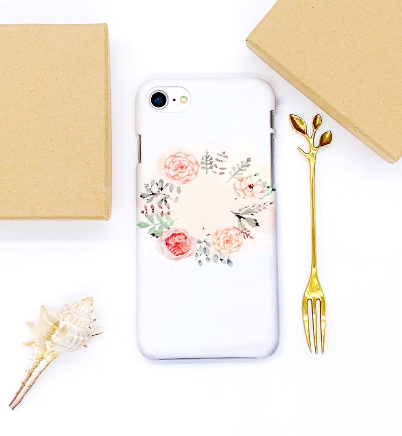 Spring Wreath Circle - iPhone Original Case/Protective Case - Phone Cases - Plastic 
