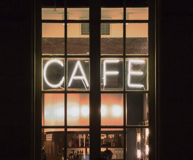 コーヒーネオンライトカフェLED発光ワードネオンサイン装飾広告看板