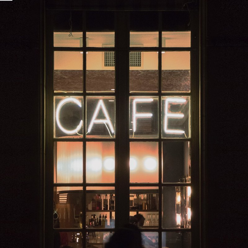 咖啡店營業中霓虹燈裝飾招牌CAFE LED Neon Sign - 燈具/燈飾 - 壓克力 透明