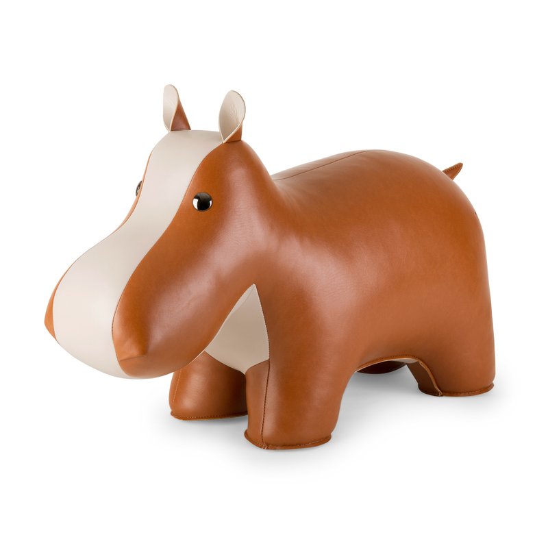 【椅凳】河馬 Hippo 皮革動物 | 入厝禮物 造型傢具 穿鞋椅 - 椅子/沙發 - 人造皮革 多色