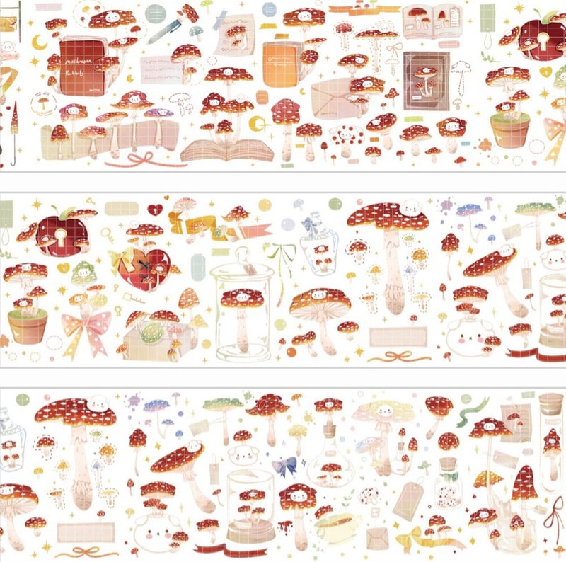 Sweet rabbit PET 紙膠帶 水晶油墨 - 貼紙 - 其他材質 多色