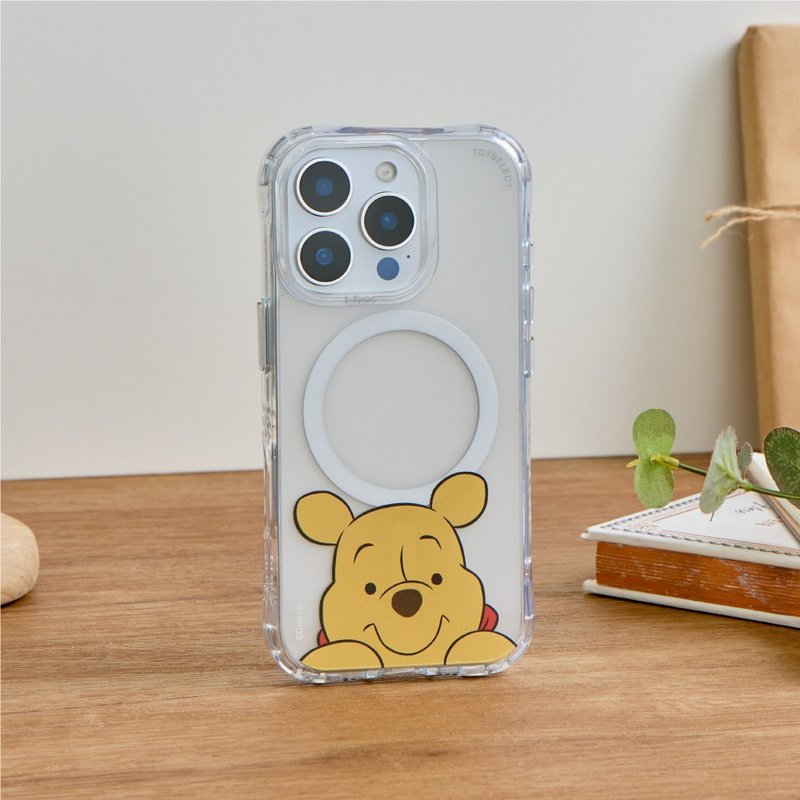Disney小熊維尼-維尼的微笑抗黃防摔MagSafe iPhone手機殼 - 手機殼/手機套 - 塑膠 多色