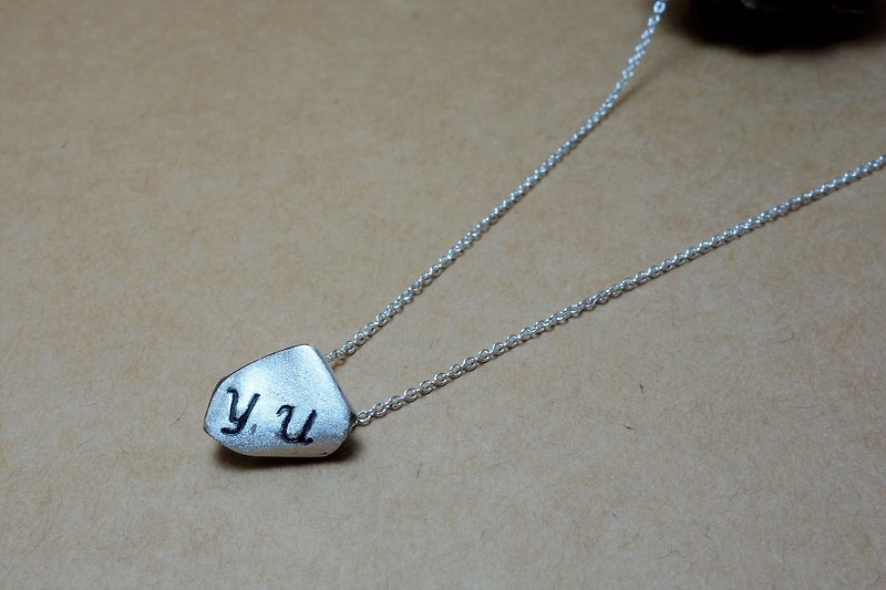 Sterling Silver ~ Little Baby Necklace Lettering Service - Necklaces - Silver Silver