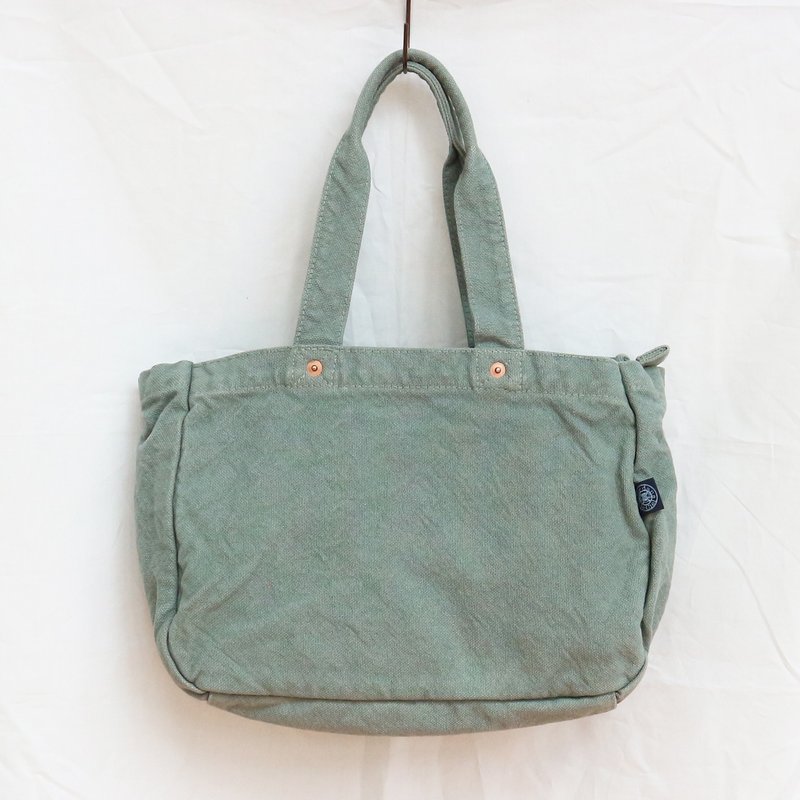 Zip Tote [2024 Autumn/Winter Limited Color: Silver Gray] (VC-23) - Handbags & Totes - Cotton & Hemp Gray