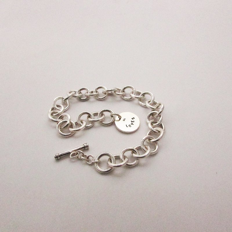 character bracelet | mittag jewelry | handmade and made in Taiwan - Bracelets - Silver Silver