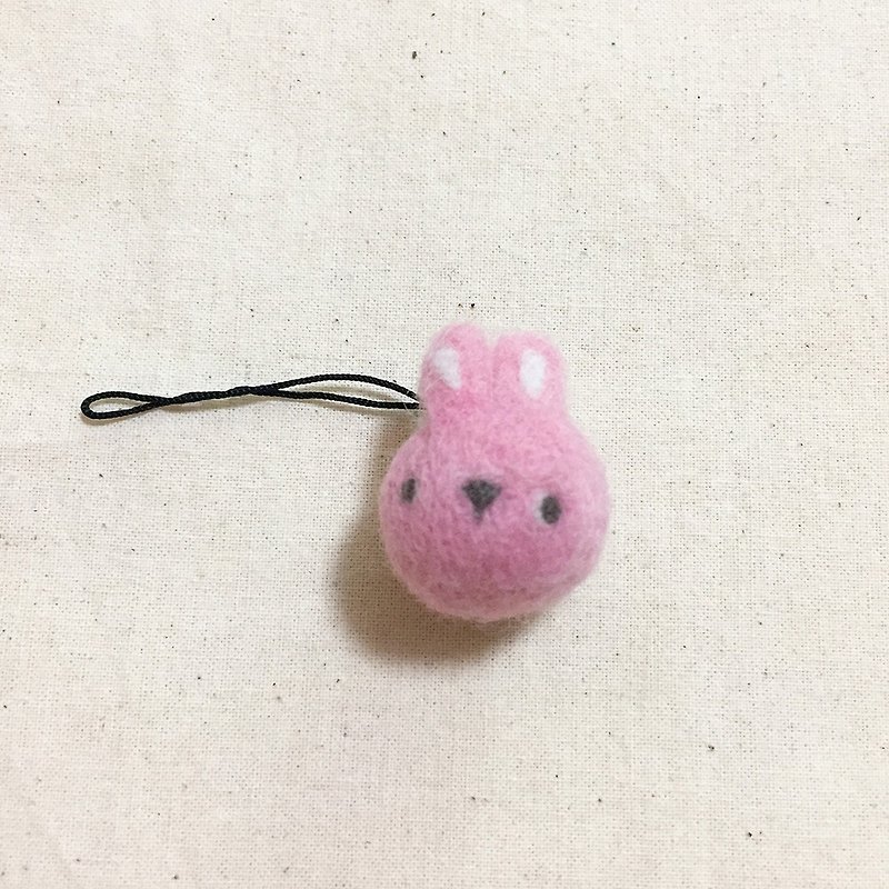 Cute ornaments ornaments pendant hand - made wool felt gift handmade gift - Other - Wool Pink