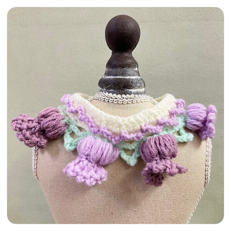 Flower Series Bell Flower Necklace - Collars & Leashes - Cotton & Hemp 