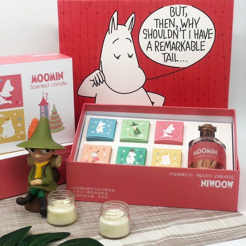 【MOOMIN】Moomin Happy Valley Scented Candle Scented Candle Scented Candle Valentine’s Day Gift - เทียน/เชิงเทียน - วัสดุอื่นๆ 