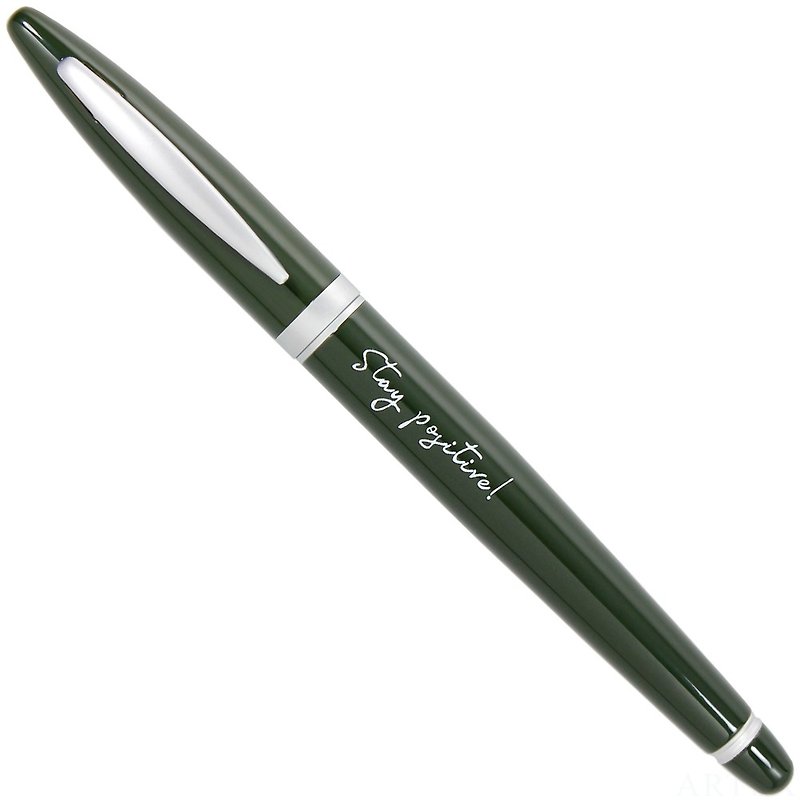 ARTEX life Happy Fountain Pen - StayPositive British Green - ปากกาหมึกซึม - ทองแดงทองเหลือง สีเขียว
