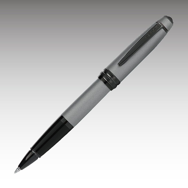 CROSS Bailey貝禮系列啞光灰鋼珠筆免費刻字  (原廠正貨) - 鋼珠筆 - 其他金屬 灰色
