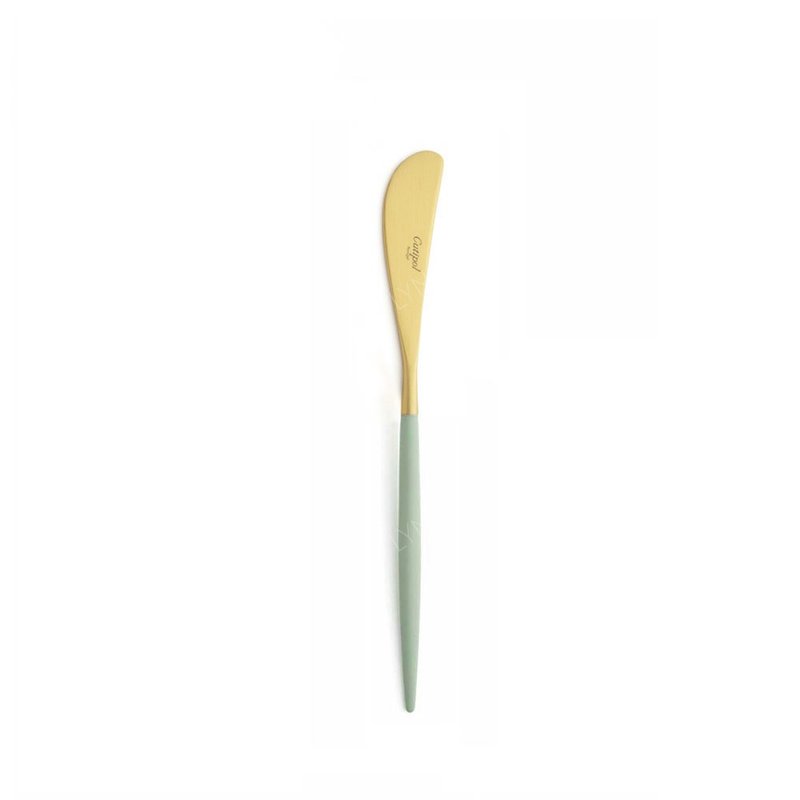 葡萄牙 Cutipol  GOA  青玉金  奶油刀 - 刀叉/湯匙/餐具組 - 不鏽鋼 綠色